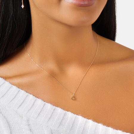 D Initial Pendant in 10kt Yellow Gold D Initial Pendant in 10kt Yellow Gold
