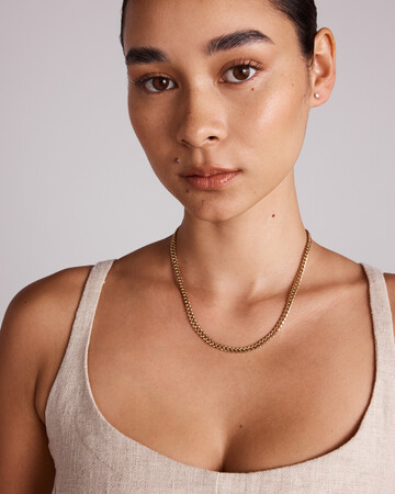 45cm (18”) 4.5mm Width Miami Curb Chain in 10kt Yellow Gold 45cm (18”) 4.5mm Width Miami Curb Chain in 10kt Yellow Gold