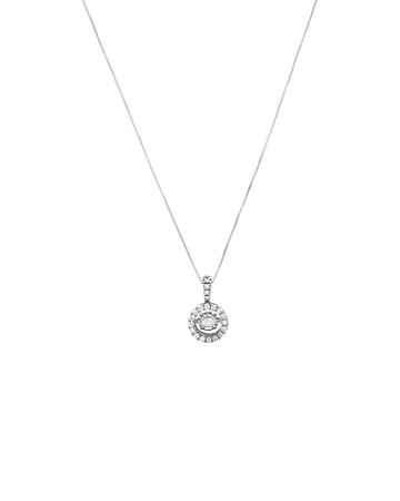 Everlight Pendant with 3/4 Carat TW of Diamonds in 14ct White Gold Everlight Pendant with 3/4 Carat TW of Diamonds in 14ct White Gold