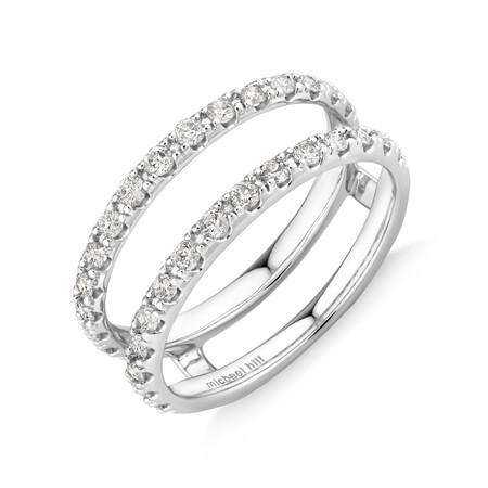 Enhancer Ring with 1/2 Carat TW of Diamonds in 14ct White Gold Enhancer Ring with 1/2 Carat TW of Diamonds in 14ct White Gold