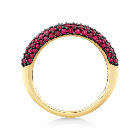 Ring with Ruby in 10kt Yellow Gold Ring with Ruby in 10kt Yellow Gold