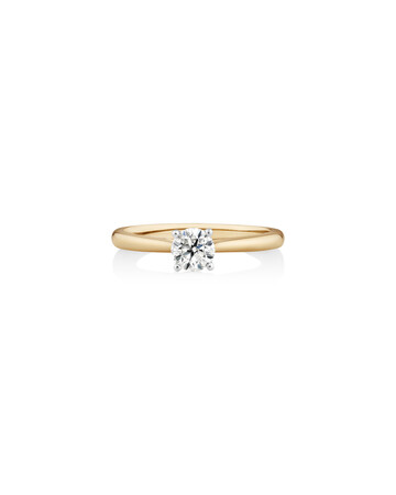 Evermore Certified Solitaire Engagement Ring with a 0.50 Carat TW Diamond in 14kt Yellow/White Gold Evermore Certified Solitaire Engagement Ring with a 0.50 Carat TW Diamond in 14kt Yellow/White Gold