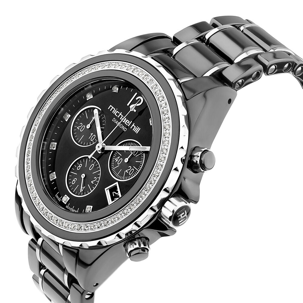 Michael Hill Black Diamond Watch 