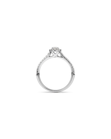 Engagement Ring with 1/2 Carat TW of Diamonds in 14kt White Gold Engagement Ring with 1/2 Carat TW of Diamonds in 14kt White Gold
