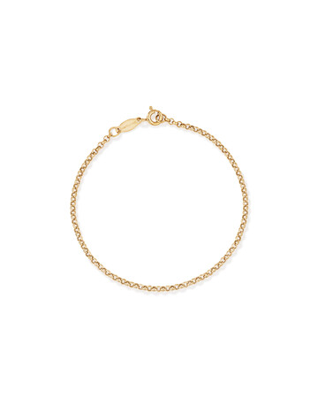 17cm (7") Hollow Belcher Bracelet in 10ct Yellow Gold 17cm (7") Hollow Belcher Bracelet in 10ct Yellow Gold