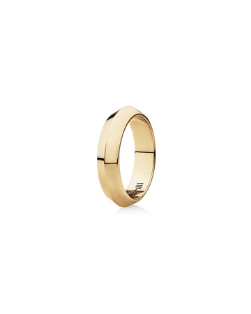 5mm French Curve Ring in 10kt Yellow Gold 5mm French Curve Ring in 10kt Yellow Gold