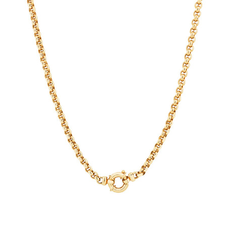 50cm (20") 5mm-5.5mm Width Hollow Belcher Chain in 10kt Yellow Gold 50cm (20") 5mm-5.5mm Width Hollow Belcher Chain in 10kt Yellow Gold