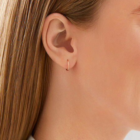 Sleeper Earrings in 10ct Rose Gold Sleeper Earrings in 10ct Rose Gold