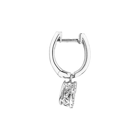 Everlight Earrings with 0.25 Carat TW of Diamonds in Sterling Silver Everlight Earrings with 0.25 Carat TW of Diamonds in Sterling Silver