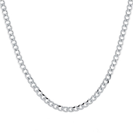 60cm (24") Men's Curb Chain in Sterling Silver 60cm (24") Men's Curb Chain in Sterling Silver