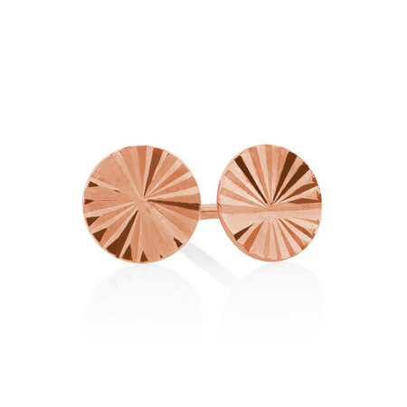 Stud Earrings in 10ct Rose Gold Stud Earrings in 10ct Rose Gold