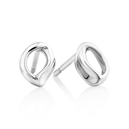 Mini Spirits Bay Stud Earrings in Sterling Silver Mini Spirits Bay Stud Earrings in Sterling Silver