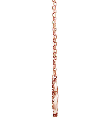 4 Leaf Clover Pendant With Diamonds In 10kt Rose Gold 4 Leaf Clover Pendant With Diamonds In 10kt Rose Gold