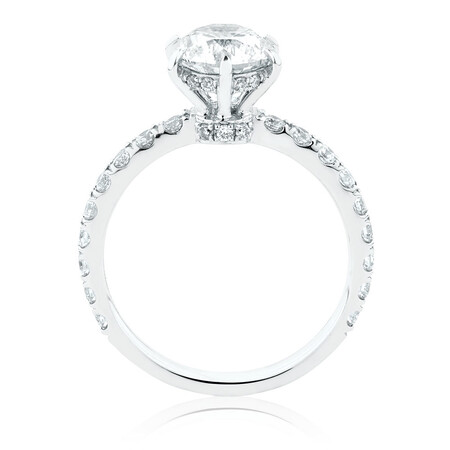 Sir Michael Hill Designer Engagement Ring With 2.02 Carat TW Of Diamonds In 14ct White & Rose Gold Sir Michael Hill Designer Engagement Ring With 2.02 Carat TW Of Diamonds In 14ct White & Rose Gold
