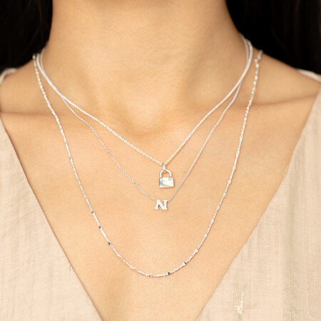 50cm (20") Fancy Chain in Sterling Silver 50cm (20") Fancy Chain in Sterling Silver
