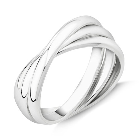 Triple Band Ring In Sterling Silver Triple Band Ring In Sterling Silver