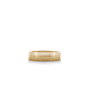 Half Round Wedding Band in 10kt Yellow Gold Half Round Wedding Band in 10kt Yellow Gold