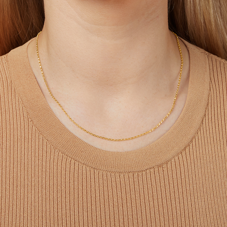 45cm (18") Solid Belcher Chain in 10kt Yellow Gold 45cm (18") Solid Belcher Chain in 10kt Yellow Gold