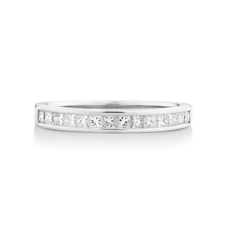 Evermore Wedding Band with 0.50 Carat TW of Diamonds in 14ct White Gold Evermore Wedding Band with 0.50 Carat TW of Diamonds in 14ct White Gold