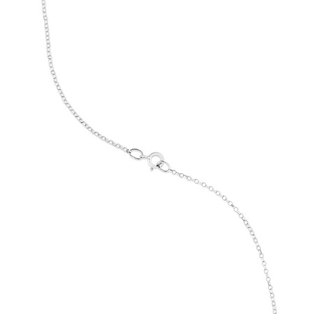 Q Initial Necklace with 0.10 Carat TW of Diamonds in 10kt White Gold Q Initial Necklace with 0.10 Carat TW of Diamonds in 10kt White Gold