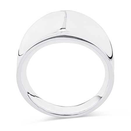 Concave Ring In Sterling Silver Concave Ring In Sterling Silver
