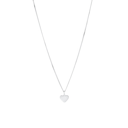 Engravable Heart Pendant in Sterling Silver Engravable Heart Pendant in Sterling Silver