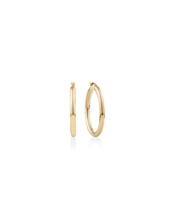 25mm Hoop Earrings in 10ct Yellow Gold 25mm Hoop Earrings in 10ct Yellow Gold