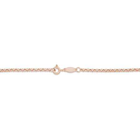 21cm (8") 2mm-2.5mm Width Hollow Belcher Bracelet in 10kt Rose Gold 21cm (8") 2mm-2.5mm Width Hollow Belcher Bracelet in 10kt Rose Gold