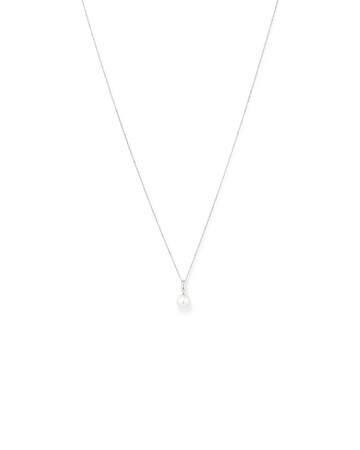 Pendant with Cultured Freshwater Pearl in Sterling Silver Pendant with Cultured Freshwater Pearl in Sterling Silver