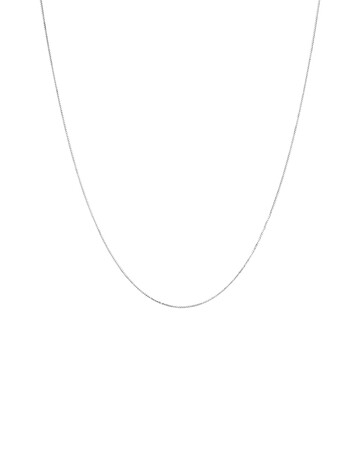 45cm (18") Box Chain in 18kt White Gold 45cm (18") Box Chain in 18kt White Gold