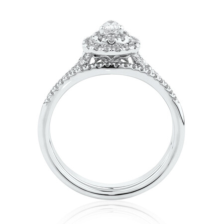 Evermore Bridal Set with 0.60 Carat TW of Diamonds in 10kt White Gold Evermore Bridal Set with 0.60 Carat TW of Diamonds in 10kt White Gold