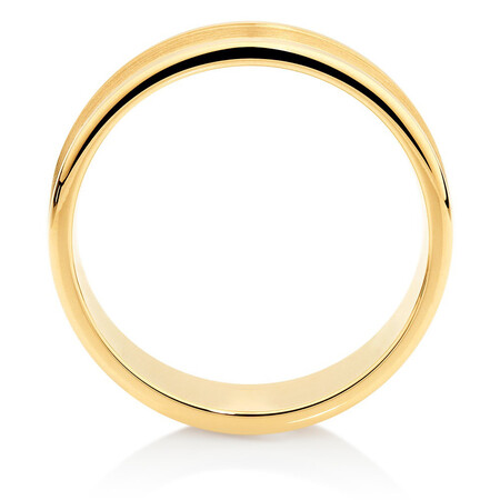Men's Wedding Band in 10kt Yellow Gold Men's Wedding Band in 10kt Yellow Gold