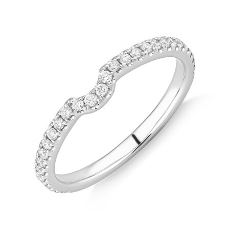 Sir Michael Hill Designer Wedding Band with 0.22 Carat TW of Diamonds in 18kt White Gold Sir Michael Hill Designer Wedding Band with 0.22 Carat TW of Diamonds in 18kt White Gold