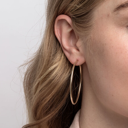 Hoop Earrings in 10ct Yellow Gold Hoop Earrings in 10ct Yellow Gold