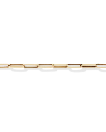 19cm (7.5) 4mm-4.5mm Width Paperclip Bracelet In 10kt Yellow Gold 19cm (7.5) 4mm-4.5mm Width Paperclip Bracelet In 10kt Yellow Gold