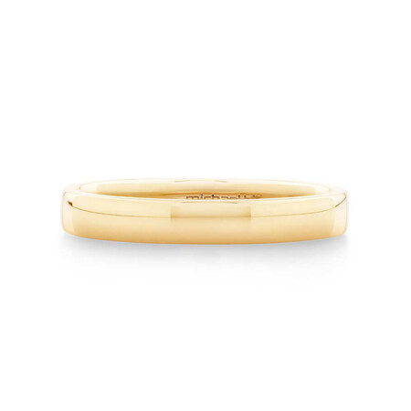 Half Round Wedding Band in 10ct Yellow Gold Half Round Wedding Band in 10ct Yellow Gold