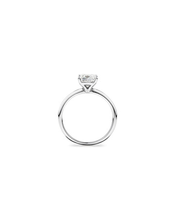 Laboratory-Created 1.25 Carat Princess Cut Diamond Ring In 14ct White Gold Laboratory-Created 1.25 Carat Princess Cut Diamond Ring In 14ct White Gold
