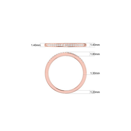 Evermore Bridal Set with 0.38 Carat TW of Diamonds in 10ct Rose & White Gold Evermore Bridal Set with 0.38 Carat TW of Diamonds in 10ct Rose & White Gold