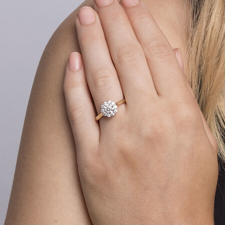 Southern Star Engagement Ring with 0.85 Carat TW of Diamonds in 14ct Yellow & White Gold Southern Star Engagement Ring with 0.85 Carat TW of Diamonds in 14ct Yellow & White Gold