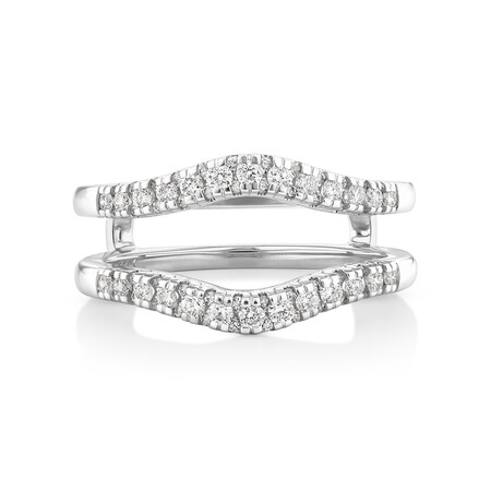 Evermore Ring Enhancer with 0.50 Carat TW of Diamonds in 14kt White Gold Evermore Ring Enhancer with 0.50 Carat TW of Diamonds in 14kt White Gold