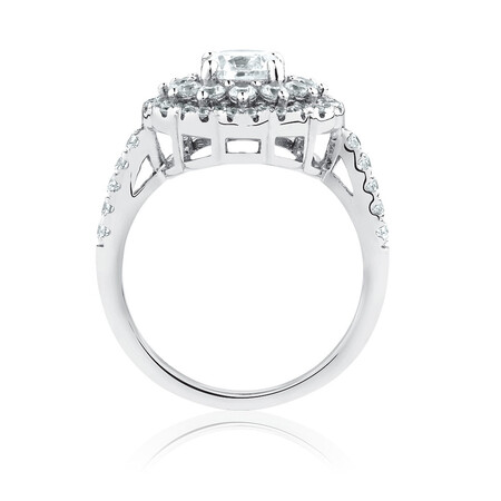 Ring with Luxe Cubic Zirconia in Sterling Silver Ring with Luxe Cubic Zirconia in Sterling Silver