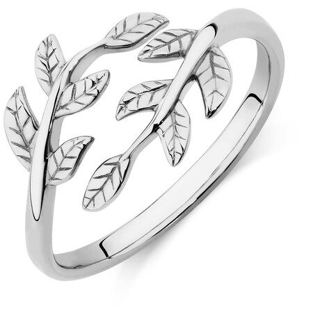 Leaf Ring in Sterling Silver Leaf Ring in Sterling Silver