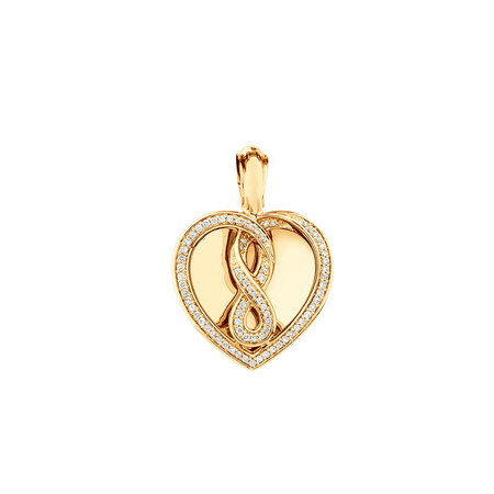 Infinitas Enhancer Pendant with 0.34 Carat TW of Diamonds in 10ct Yellow Gold Infinitas Enhancer Pendant with 0.34 Carat TW of Diamonds in 10ct Yellow Gold