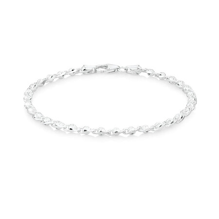 19cm (7.5") Fancy Bracelet in Sterling Silver 19cm (7.5") Fancy Bracelet in Sterling Silver