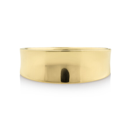 Concave Ring in 10ct Yellow Gold Concave Ring in 10ct Yellow Gold
