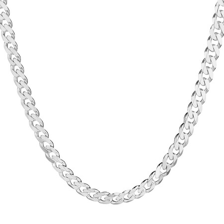 55cm (22") Curb Chain in 925 Sterling Silver 55cm (22") Curb Chain in 925 Sterling Silver