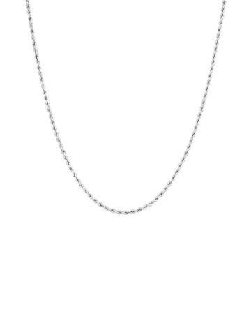 45cm (18") Rope Chain in 10kt White Gold 45cm (18") Rope Chain in 10kt White Gold