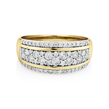 Ring with 0.70 Carat in 10ct Yellow Gold Ring with 0.70 Carat in 10ct Yellow Gold