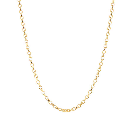 60cm (24") Oval Belcher Chain in 10kt Yellow Gold 60cm (24") Oval Belcher Chain in 10kt Yellow Gold