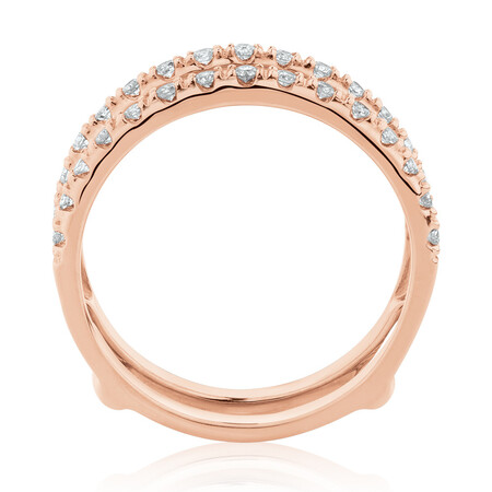 Enhancer Ring With 1/4 Carat TW Of Diamonds In 10kt Rose Gold Enhancer Ring With 1/4 Carat TW Of Diamonds In 10kt Rose Gold